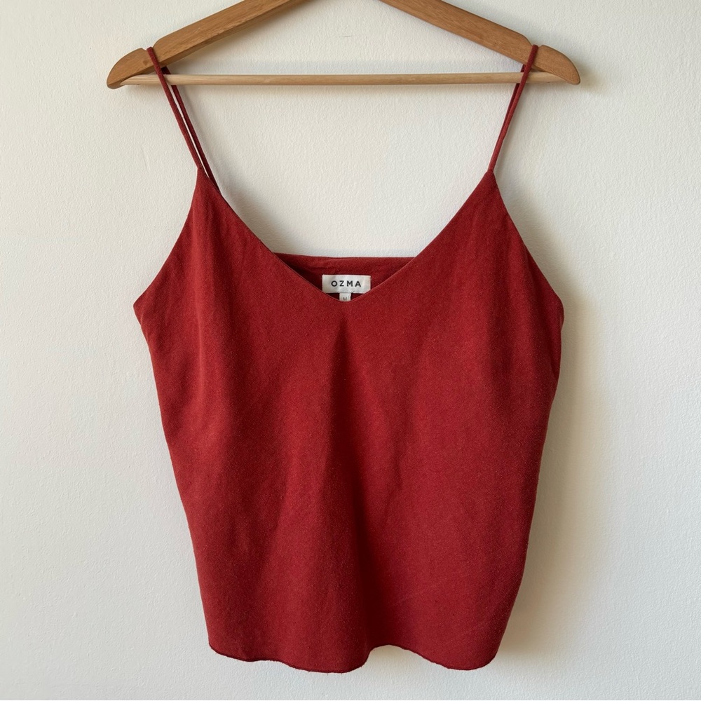 OZMA Linen Tank Top Cami